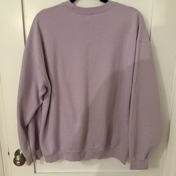 EUC Def Leppard Sweatshirt in Lavendar Color Size L - Picture 2 of 3